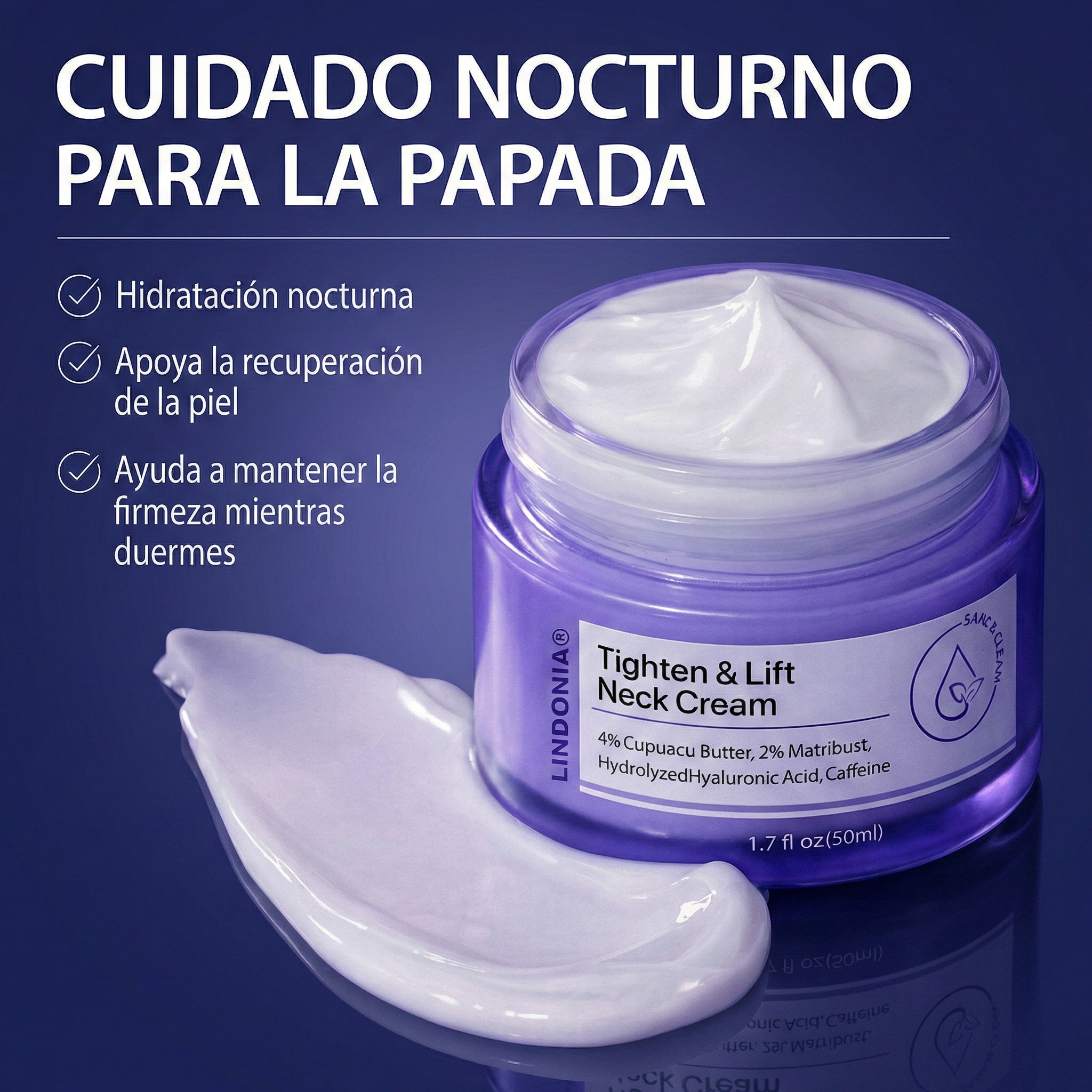 Lindonia® Night Repair™ Cuidado Nocturno Papada
