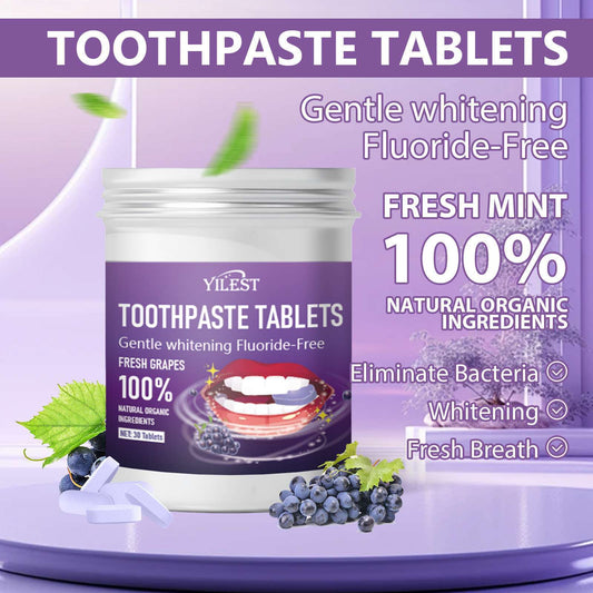 Natural ToothPaste Tabs – Fluoride Free