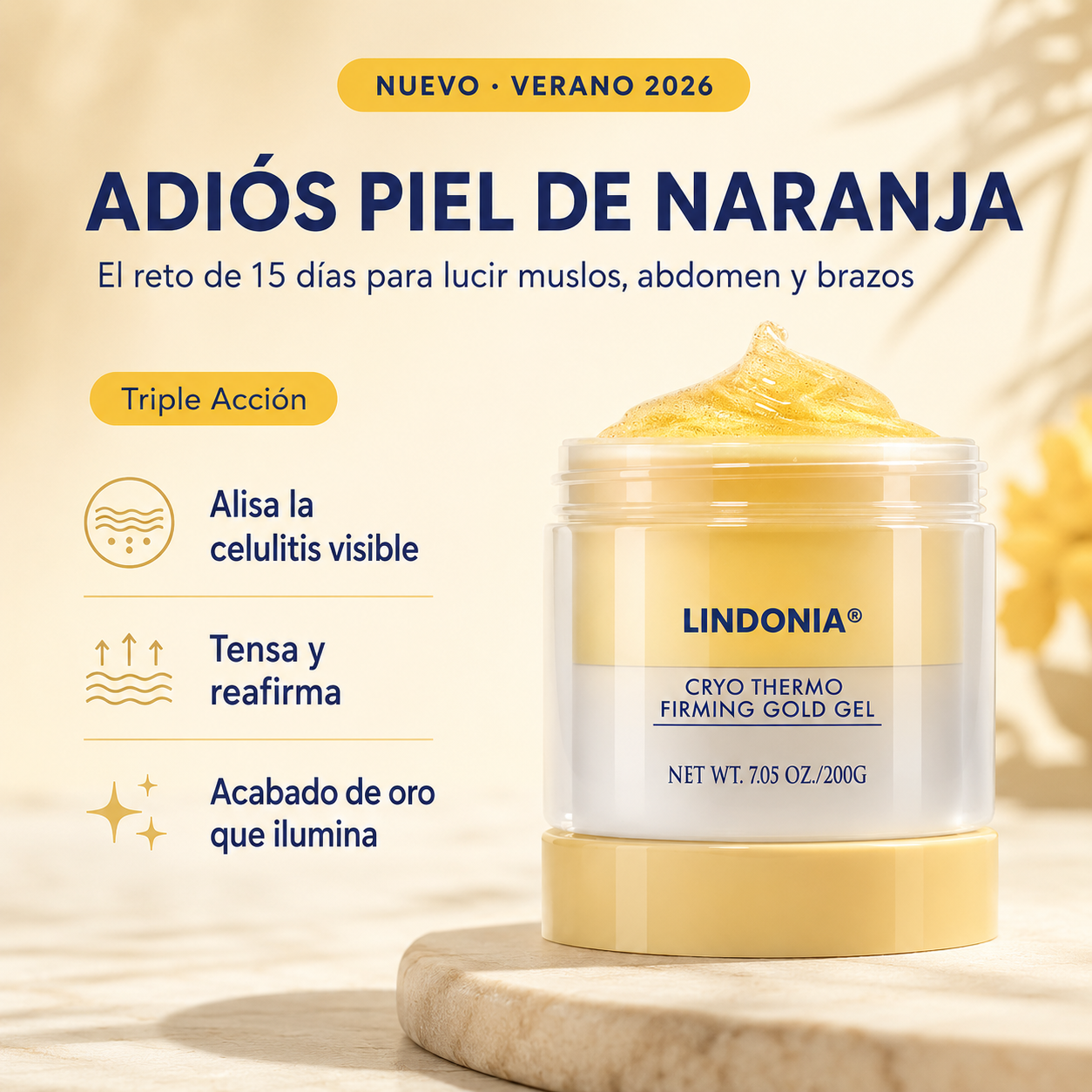 Lindonia® Gold Gel Anticelulitis