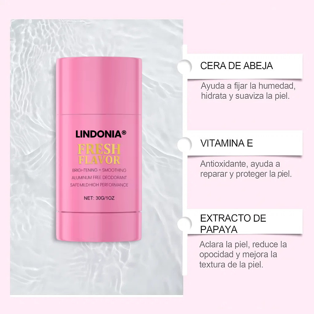 Lindonia® Desodorante Natural Anti-Manchas