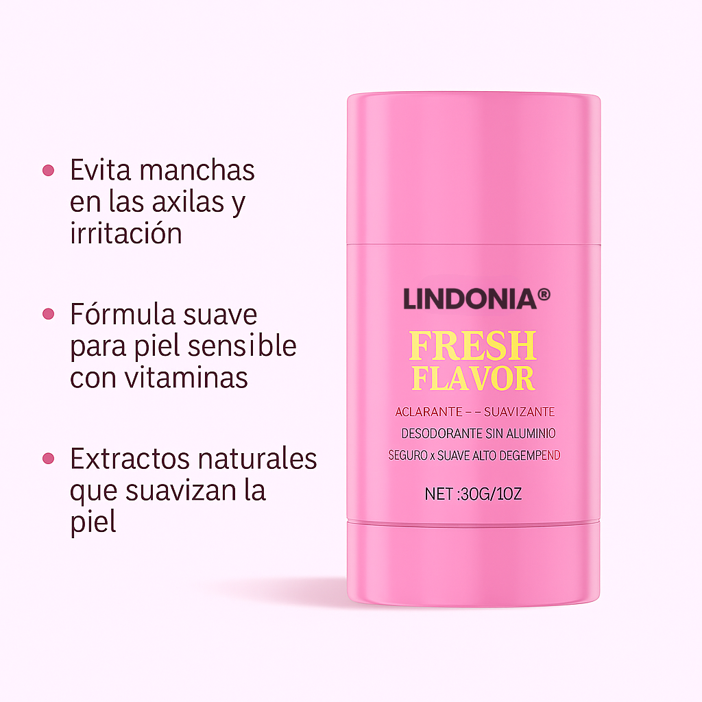 Lindonia® Desodorante Natural Anti-Manchas